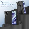 Samsung Galaxy Z Fold8 Ultra etui med magnetisk hængsel, stylus og skærmbeskyttelse hærdet glas - sort