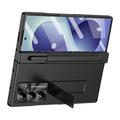 Samsung Galaxy Z Fold8 Ultra etui med magnetisk hængsel, stylus og skærmbeskyttelse hærdet glas - sort