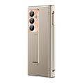 Samsung Galaxy Z Fold8 Ultra etui med magnetisk hængsel, stylus og skærmbeskyttelse hærdet glas - Champagne Guld