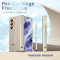 Samsung Galaxy Z Fold8 Ultra etui med magnetisk hængsel, stylus og skærmbeskyttelse hærdet glas - Champagne Guld