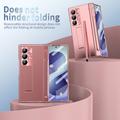 Samsung Galaxy Z Fold8 Ultra etui med magnetisk hængsel, stylus og skærmbeskyttelse hærdet glas - Rosaguld