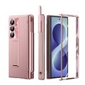 Samsung Galaxy Z Fold8 Ultra etui med magnetisk hængsel, stylus og skærmbeskyttelse hærdet glas - Rosaguld