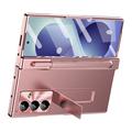 Samsung Galaxy Z Fold8 Ultra etui med magnetisk hængsel, stylus og skærmbeskyttelse hærdet glas - Rosaguld