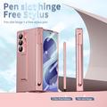Samsung Galaxy Z Fold8 Ultra etui med magnetisk hængsel, stylus og skærmbeskyttelse hærdet glas - Rosaguld
