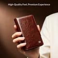 Samsung Galaxy Z Fold8 Qialino Classic Læderpung - Mørkebrun