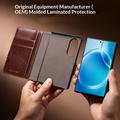 Samsung Galaxy Z Fold8 Qialino Classic Læderpung - Mørkebrun