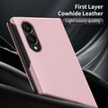 Samsung Galaxy Z Fold8 Smart Clear View Flip etui med kortplads - Pink