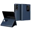 Samsung Galaxy Z Fold8 Smart Clear View Flip etui med kortplads - Safir