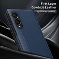 Samsung Galaxy Z Fold8 Smart Clear View Flip etui med kortplads - Safir