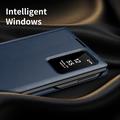 Samsung Galaxy Z Fold8 Smart Clear View Flip etui med kortplads - Safir