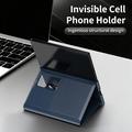 Samsung Galaxy Z Fold8 Smart Clear View Flip etui med kortplads - Safir