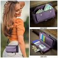 Samsung Galaxy Z Fold8 Ultra CaseMe C36 RFID Taske / Etui m. Pung - Lilla