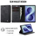 Samsung Galaxy Z Fold8 Ultra Caseme 033 Pung Etui med Kalvemønster og RFID-blokering - Sort