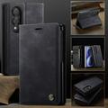 Samsung Galaxy Z Fold8 Ultra Caseme 033 Pung Etui med Kalvemønster og RFID-blokering - Sort