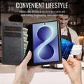 Samsung Galaxy Z Fold8 Ultra Caseme 033 Pung Etui med Kalvemønster og RFID-blokering - Sort