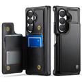 Samsung Galaxy Z Fold8 Ultra Caseme C22-etui med RFID-kortlomme - sort