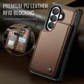 Samsung Galaxy Z Fold8 Ultra Caseme C22-etui med RFID-kortlomme - brun