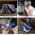 Samsung Galaxy Z Fold8 Ultra Caseme C22-etui med RFID-kortlomme - Lilla