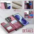 Samsung Galaxy Z Fold8 Ultra Caseme C22-etui med RFID-kortlomme - Rød