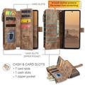 Samsung Galaxy Z Fold8 Ultra Caseme C30 Multifunktionel Pung - Brun