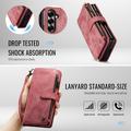 Samsung Galaxy Z Fold8 Ultra Caseme C30 Multifunktionel Pung - Rød