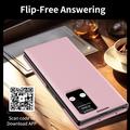 Samsung Galaxy Z TriFold Smart Clear View Flip etui med kortplads - Pink