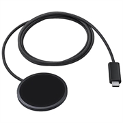 Samsung Magnet trådløs oplader og 45W USB-C strømadapter EP-P2900TBEGWW - Sort