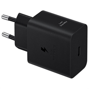 Samsung Magnet trådløs oplader og 45W USB-C strømadapter EP-P2900TBEGWW - Sort