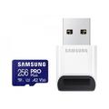 Samsung PRO Plus microSD-kort 256 GB + USB-kortlæser (2023) MB-MD256SB/WW - 256 GB