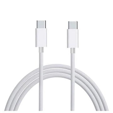 Samsung USB-C / USB-C-kabel EP-DG977BWE - 1m - Bulk - Hvid