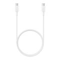 Samsung USB-C / USB-C-kabel EP-DN975BWE - 1m, 5A - Bulk - Hvid