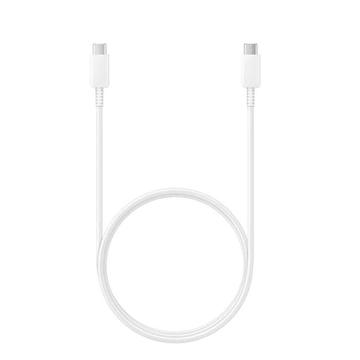 Samsung USB-C / USB-C-kabel EP-DW767JWE - 3A, 1.8m - Bulk - Hvid