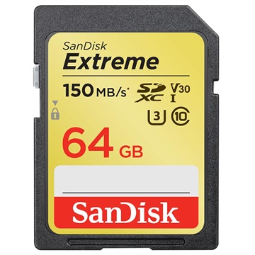 SanDisk Extreme SDXC Hukommelseskort - SDSDXV6-064G-GNCIN