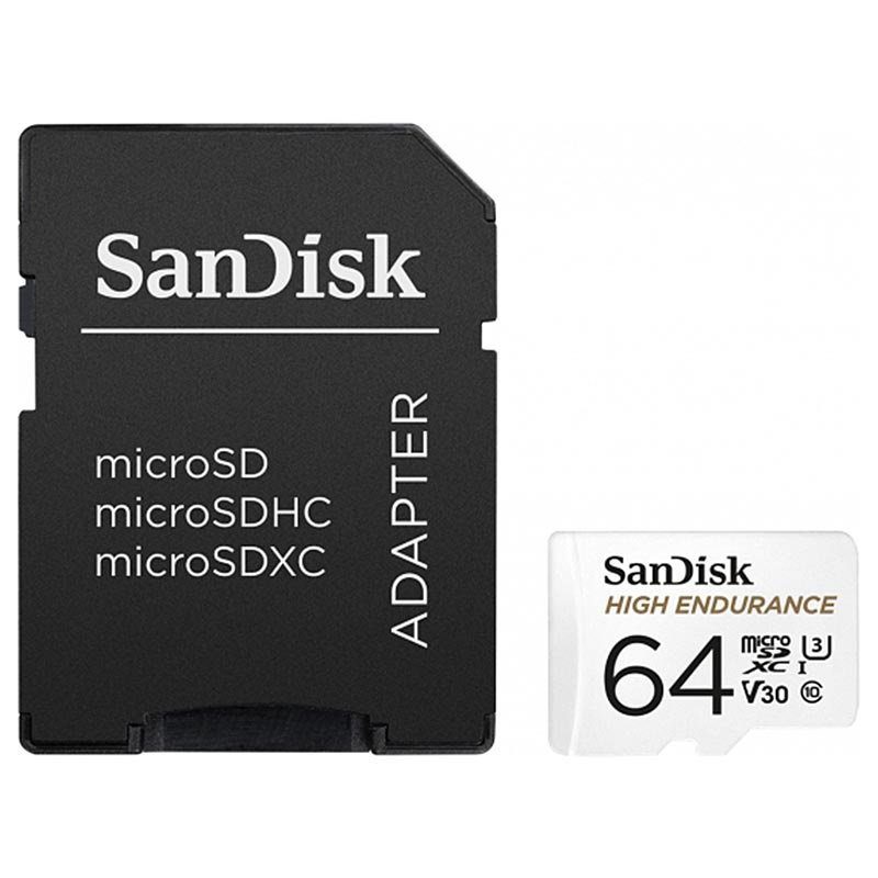 SanDisk High Endurance MicroSDkort SDSQQNR064GGN6IA 64GB