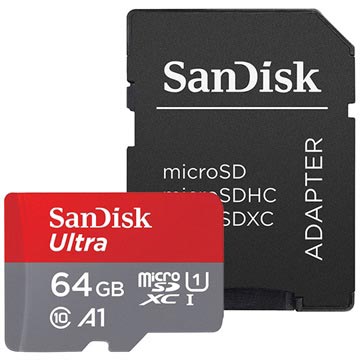 SanDisk Ultra MicroSDXC UHS-I Kort SDSQUAR-064G-GN6MA