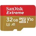 SanDisk Extreme MicroSDHC UHS-I Kort SDSQXAF-032G-GN6MA - 32GB