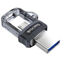SanDisk Ultra Dual Drive m3.0 USB Stik SDDD3-032G-G46 - 32GB