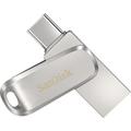 SanDisk Ultra Luxe Dual Drive USB-nøgle SDDDC4-512G-G46 - 512GB - Sølv