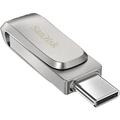 SanDisk Ultra Luxe Dual Drive USB-nøgle SDDDC4-512G-G46 - 512GB - Sølv