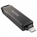 SanDisk iXpand Luxe USB-C/Lightning USB Stik - 256GB