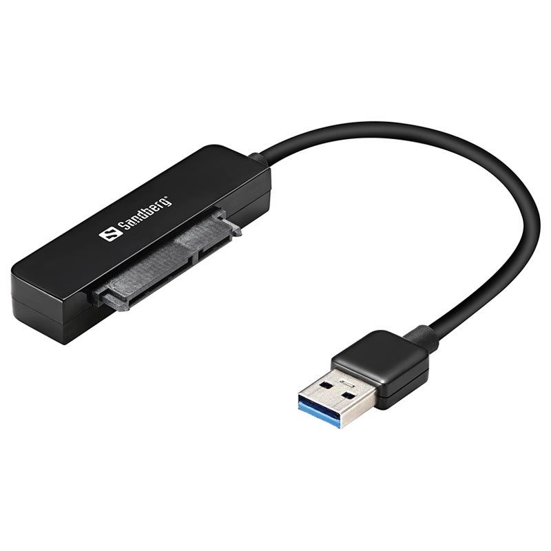 Brink stribe lys pære Sandberg USB 3.0 to SATA Link Harddisk Adapter - Sort