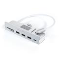 Satechi 6-i-1 USB-C Clamp Hub til iMac 24" (2021) - Sølv