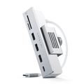 Satechi 6-i-1 USB-C Clamp Hub til iMac 24" (2021) - Sølv