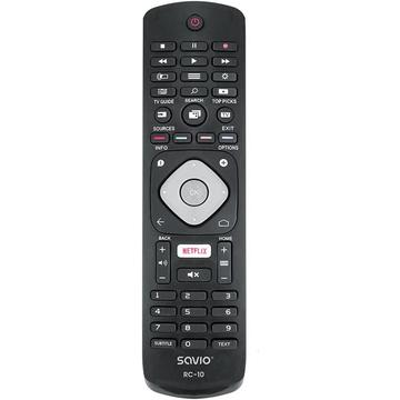 Savio RC-10 Universal Fjernbetjening til Philips TV - pålidelig og nem at bruge