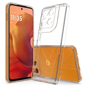 Motorola Moto G17 Power/G17/G15 Ridsefast Hybrid Cover - Gennemsigtig
