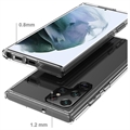 Samsung Galaxy S22 Ultra 5G Ridsefast Hybrid Cover - Gennemsigtig