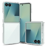 Samsung Galaxy Z Flip8 Ridsefast Hybrid Cover - Gennemsigtig