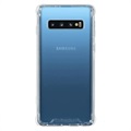Samsung Galaxy S10 Ridsefast Hybrid Cover - Gennemsigtig