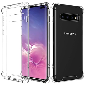 Ridsefast Samsung Galaxy S10+ Hybrid Cover - Gennemsigtig