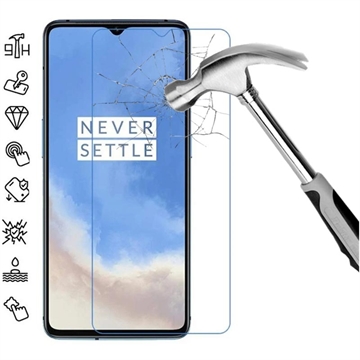 OnePlus 7T Beskyttelsesfilm - Case Friendly - Gennemsigtig